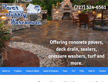 Tablet Screenshot of paversupplywarehouse.com